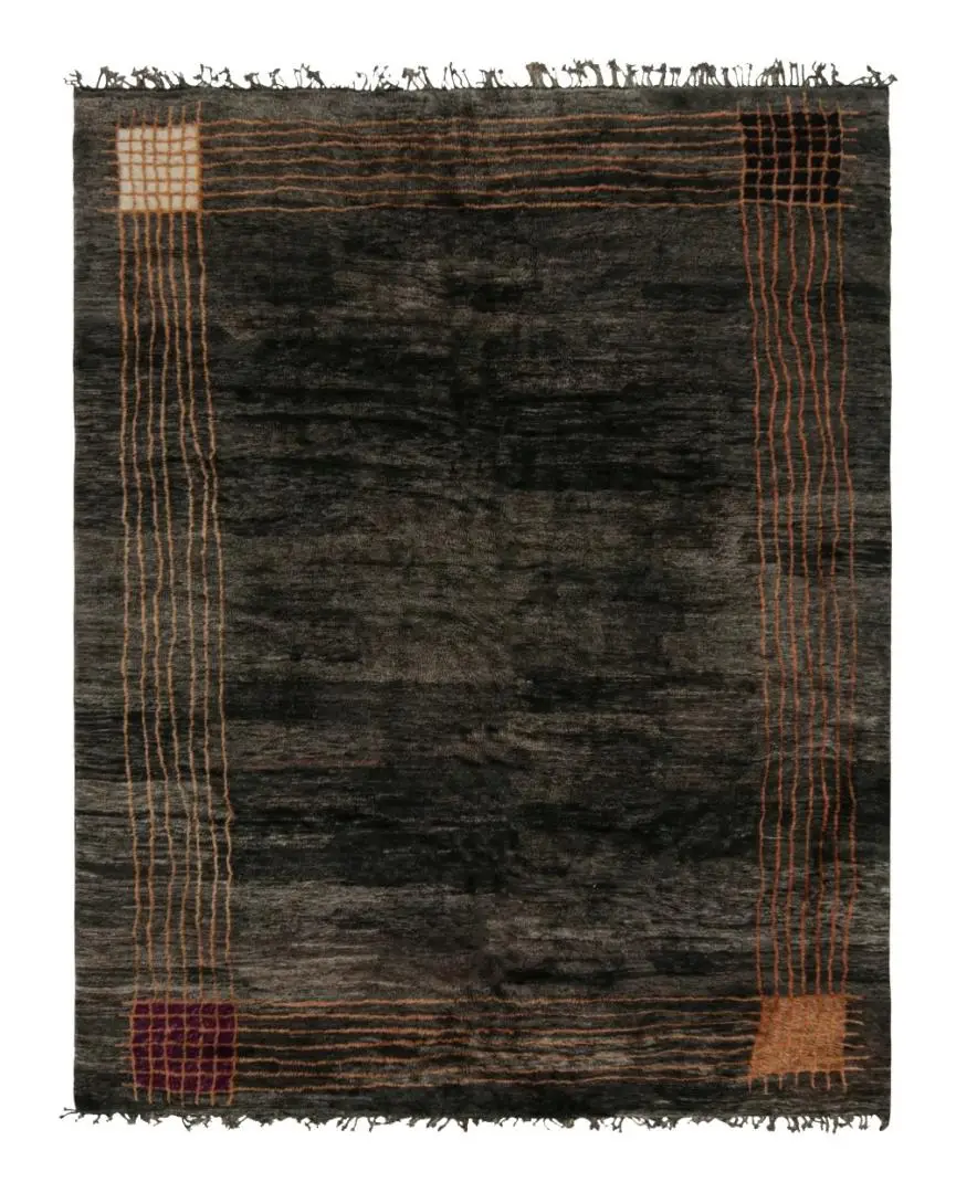 EMBER GRID - Moroccan Beni Ouarain rug